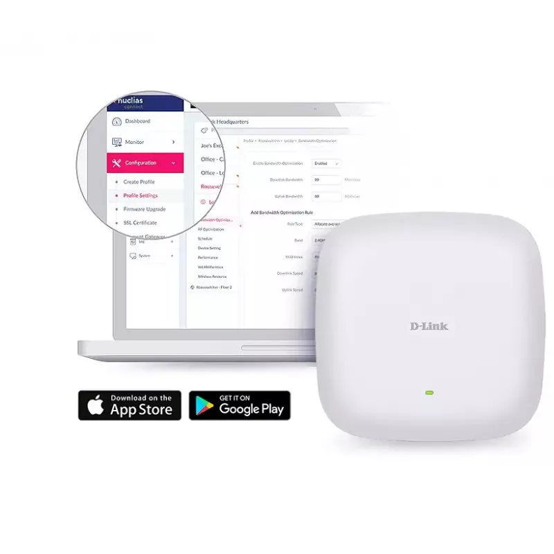 D-Link AX1800 Wi-Fi 6 Dual-Band PoE Access Point