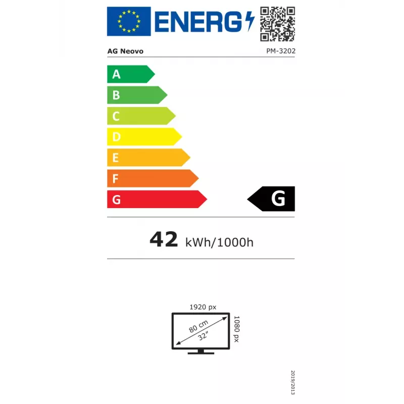 Digital Signage Display AG Neovo 32 Zoll (31,5 Zoll) LCD 1920 x 1080