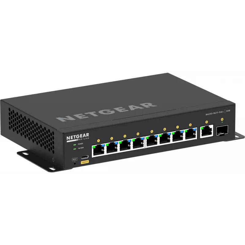 Managed Switch NETGEAR GSM4210PD-100EUS 8x1G PoE+ 110W 1xSFP