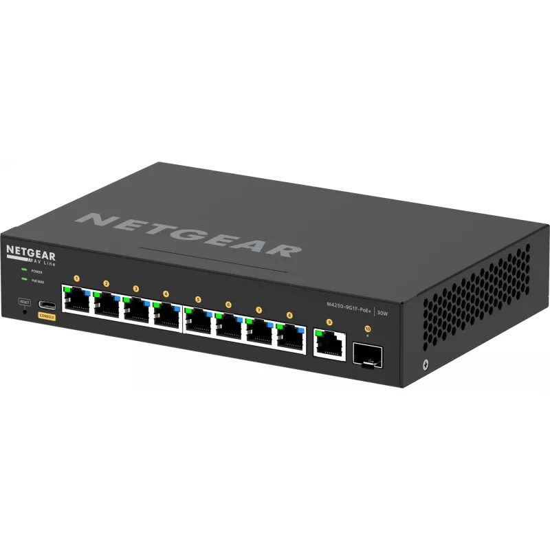 Managed Switch NETGEAR GSM4210PD-100EUS 8x1G PoE+ 110W 1xSFP
