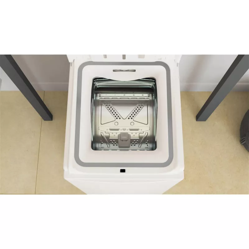 Whirlpool TDLR 6040L PL/N freistehende Toplader-Waschmaschine, 6 kg, 1000 U/min, weiß
