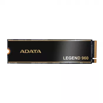 SSD M.2 1 TB ADATA LEGEND 960 PCIe 4.0 NVMe, 7400/6000 MB/s, 3D NAND, SMI SM2264, HW-Verschlüsselung, Kühlkörper