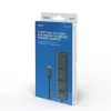 USB-C Hub SAVIO AK-57 mit 3× USB-A, RJ-45 Gigabit Ethernet (5000 Mbit/s), Aluminium grau