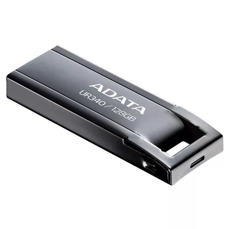 USB-Flash-Laufwerk ADATA UR340 128 GB USB Typ-A 3.2 Gen 2, Metallgehäuse, schwarz