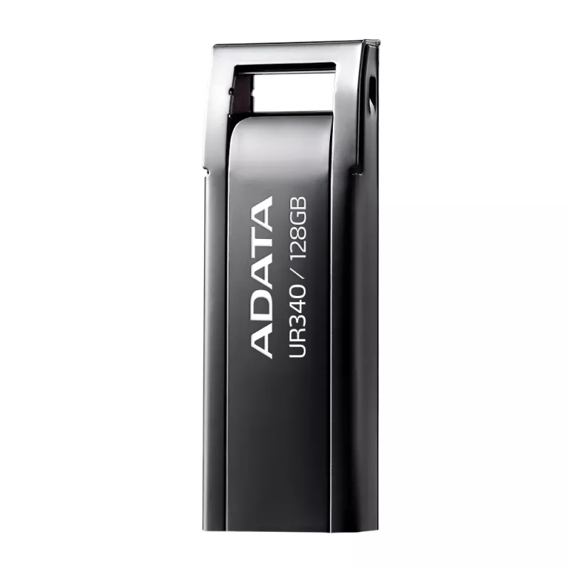 USB-Flash-Laufwerk ADATA UR340 128 GB USB Typ-A 3.2 Gen 2, Metallgehäuse, schwarz