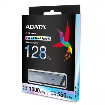 ADATA UE800 USB-Flash-Laufwerk 128 GB USB Typ-C 3.2 Gen 2 (3.1 Gen 2) Silber