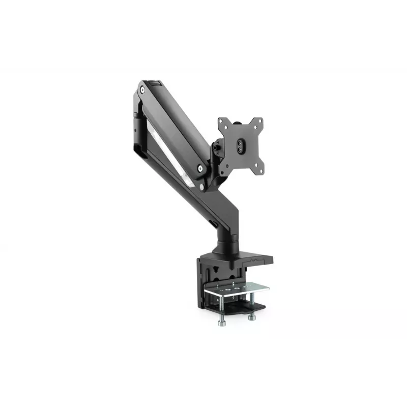 DIGITUS Einzelner Gasfeder-Monitor-Tischhalterung 35 Zoll, 15 kg max. schwarz