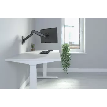 DIGITUS Einzel-Gasfeder Monitor-Wandhalterung 32 Zoll 9 kg max schwarz