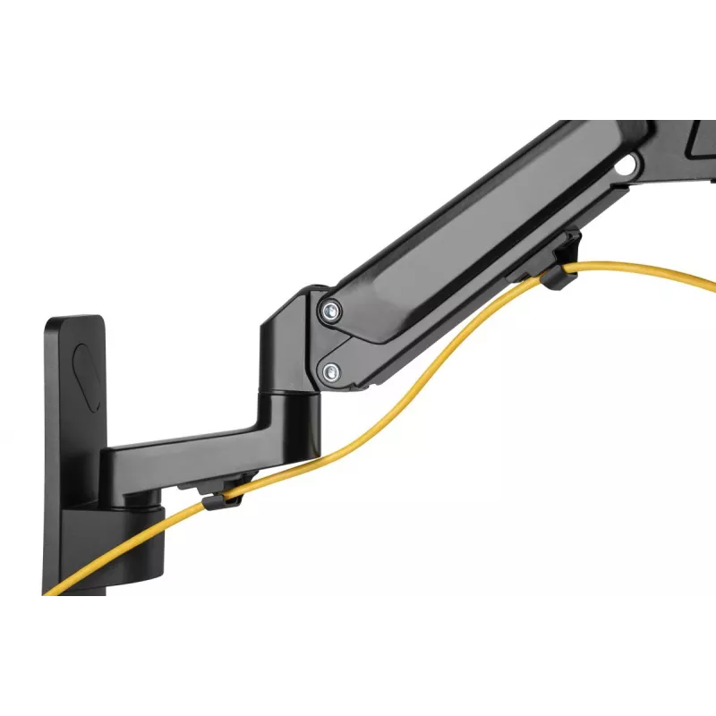 DIGITUS Einzel-Gasfeder Monitor-Wandhalterung 43 Zoll, max. 23 kg - schwarz