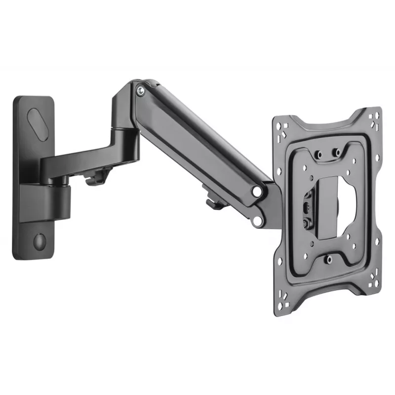 DIGITUS Einzel-Gasfeder Monitor-Wandhalterung 43 Zoll, max. 23 kg - schwarz