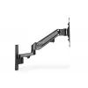 DIGITUS Einzel-Gasfeder Monitor-Wandhalterung 43 Zoll, max. 23 kg - schwarz