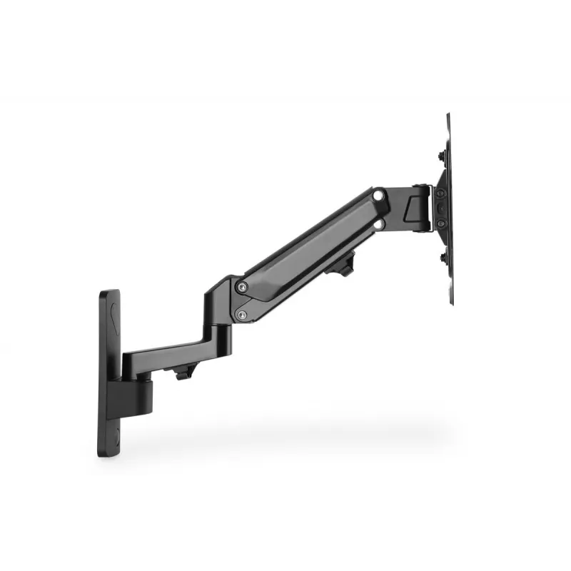 DIGITUS Einzel-Gasfeder Monitor-Wandhalterung 43 Zoll, max. 23 kg - schwarz