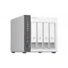 QNAP TS-433 NAS Tower ARM Cortex-A55 4 GB 0 TB QNAP QTS Weiß