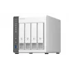 QNAP TS-433 NAS Tower ARM Cortex-A55 4 GB 0 TB QNAP QTS Weiß