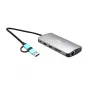 i-tec USB 3.0 USB-C/Thunderbolt 3x Display Metal Nano Dock mit LAN + Power Delivery 100 W