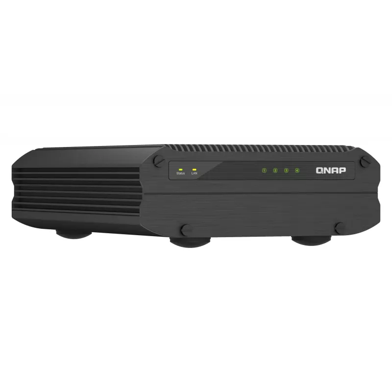 QNAP TS-I410X NAS Tower Intel Atom® x6425E 8 GB 0 TB QNAP QTS Schwarz