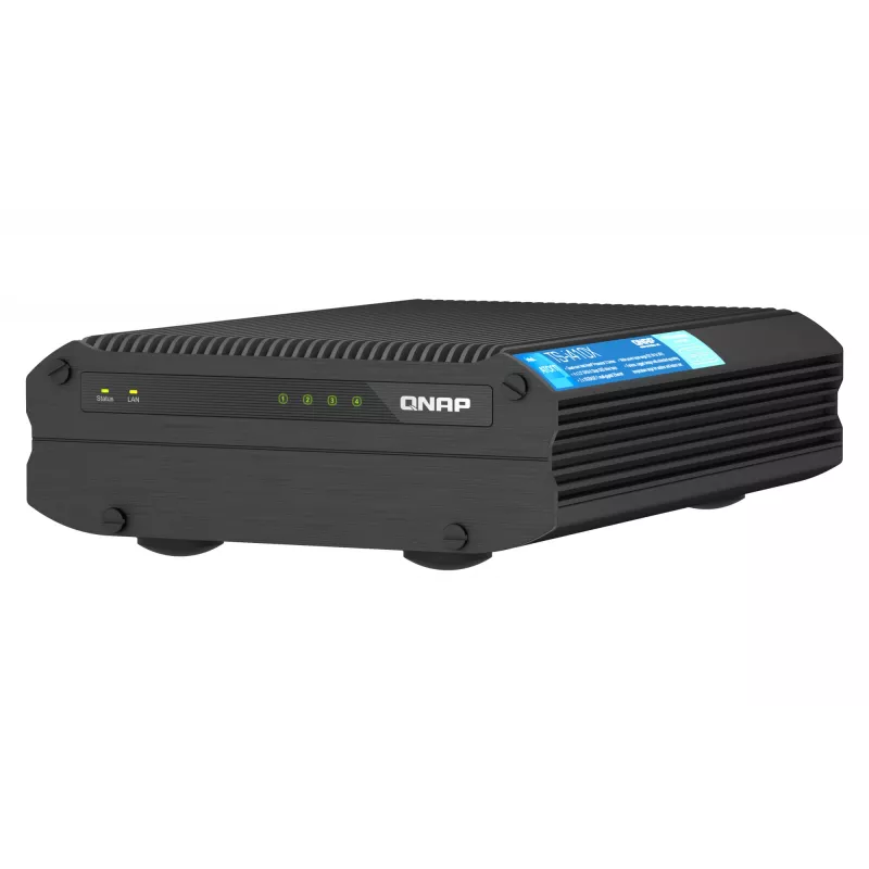 QNAP TS-I410X NAS Tower Intel Atom® x6425E 8 GB 0 TB QNAP QTS Schwarz