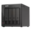 QNAP TS-453E NAS Tower Intel® Celeron® J6412 8 GB 0 TB QNAP QTS Schwarz