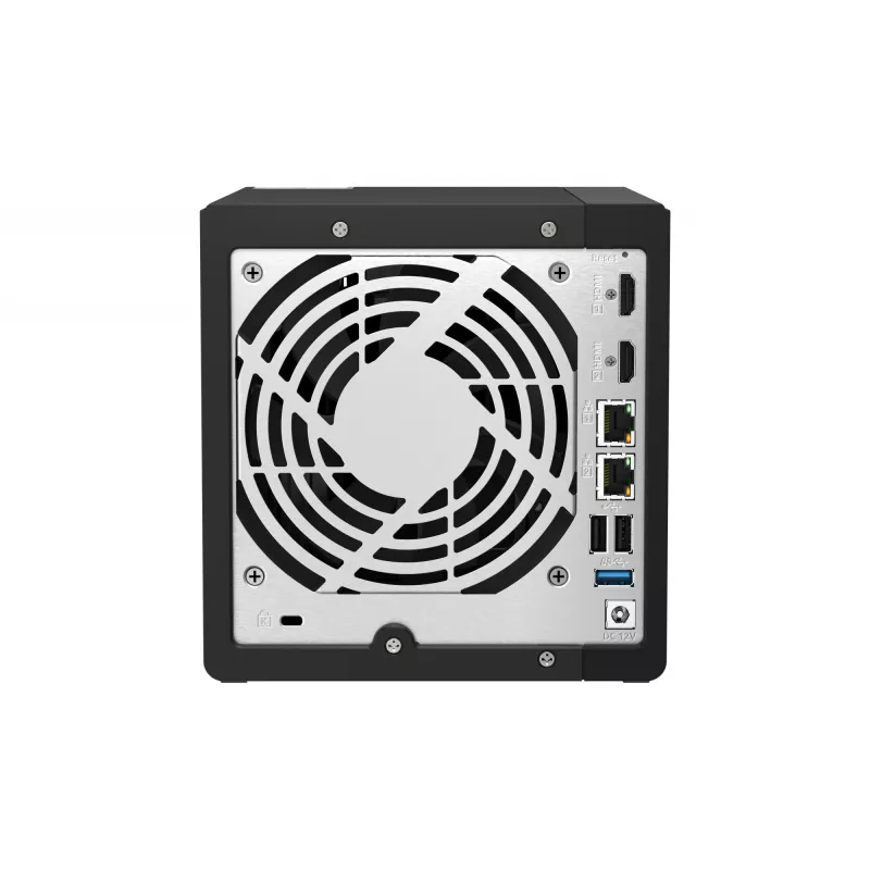 QNAP TS-453E NAS Tower Intel® Celeron® J6412 8 GB 0 TB QNAP QTS Schwarz