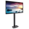 Boden-TV-Ständer TECHLY ICA-TR27 für 32–55 Zoll (81,3–139,7 cm), VESA 100x100–600x400, Neigung -15–0°, max. Belastung 40 kg, schwarz