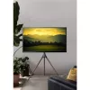 Boden-TV-Ständer TECHLY ICA-TR18SAM für 45 Zoll–65 Zoll (114,3–165,1 cm), VESA 200x200–600x400, Tragfähigkeit 32 kg, Walnuss
