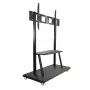 Tragbarer Bodenständer TECHLY Signage Display Mount ICA-TR31 für 55–120 Zoll Bildschirme, VESA 1200x600, max. Belastung 150 kg, schwarz