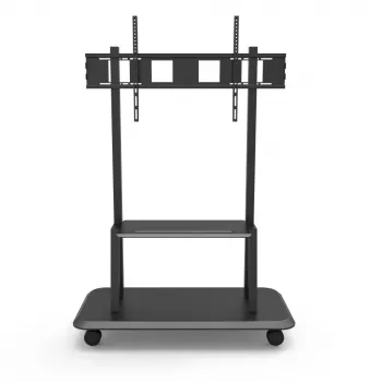 Tragbarer Bodenständer TECHLY Signage Display Mount ICA-TR31 für 55–120 Zoll Bildschirme, VESA 1200x600, max. Belastung 150 kg, schwarz