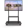 Tragbarer Bodenständer TECHLY Signage Display Mount ICA-TR31 für 55–120 Zoll Bildschirme, VESA 1200x600, max. Belastung 150 kg, schwarz