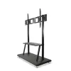 Tragbarer Bodenständer TECHLY Signage Display Mount ICA-TR31 für 55–120 Zoll Bildschirme, VESA 1200x600, max. Belastung 150 kg, schwarz
