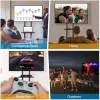 Bodenständerhalterung TECHLY ICA-TR16T für 37-Zoll- bis 70-Zoll-Displays, VESA 200x200–600x400, bis zu 50 kg, höhenverstellbar, Rollen, Neigung ±10° (schwarz)