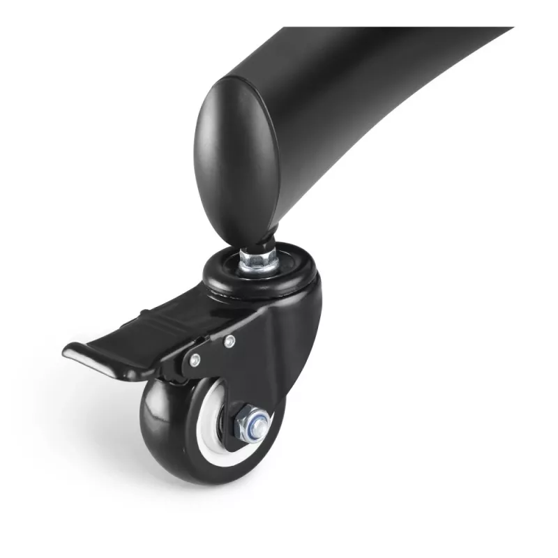 Techly Stahl-Trolley-Bodenständer mit höhenverstellbarer Stütze für TV von 60'' auf 100''