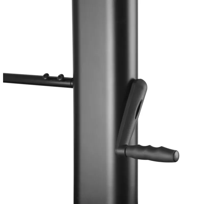 Techly Stahl-Trolley-Bodenständer mit höhenverstellbarer Stütze für TV von 60'' auf 100''