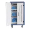 Techly Belüftete Ladestation Trolley 30 Notebook oder Smartphone Schwarz/Grau