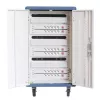 Techly Belüftete Ladestation Trolley 30 Notebook oder Smartphone Schwarz/Grau