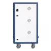 Techly Belüftete Ladestation Trolley 30 Notebook oder Smartphone Schwarz/Grau