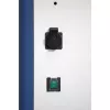 Techly Belüftete Ladestation Trolley 30 Notebook oder Smartphone Schwarz/Grau