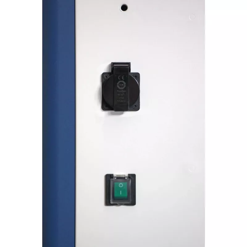 Techly Belüftete Ladestation Trolley 30 Notebook oder Smartphone Schwarz/Grau