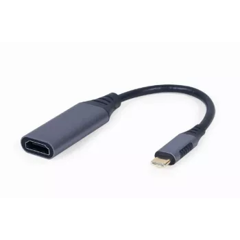 Videokabel-Adapter GEMBIRD USB Type-C auf HDMI A-USB3C-HDMI-01, 0,15 m, grau