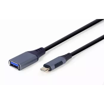 GEMBIRD USB 3.0 OTG Type-C- auf USB-Typ-A-Kabel (CM/AF), Space Grau