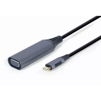 GEMBIRD USB-Typ-C-zu-VGA-Display-Adapter, 15 cm, Space Grau
