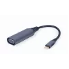 GEMBIRD USB-Typ-C-zu-VGA-Display-Adapter, 15 cm, Space Grau