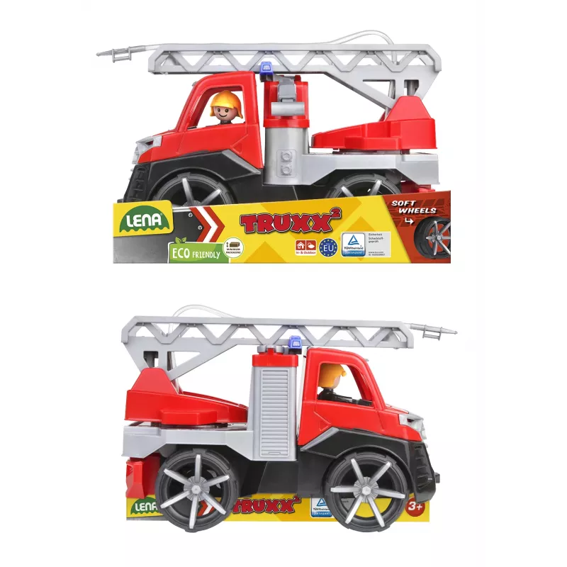 Lena TRUXX SM04535, Feuerwehrauto, 2 Jahr(e), Gummi, Stahl, Grau, Rot
