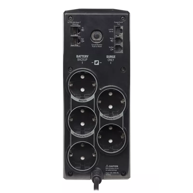 APC Back-UPS PRO BR900G-GR - 900VA, 5x Schuko-Steckdose, USB, Line-Interactive, 0,9 kVA, 540 W, 156 V, 300 V, 50/60 Hz
