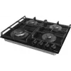 Gorenje GTW641EB Kochfeld Schwarz Einbau 60 cm Gas 4 Zone(n)