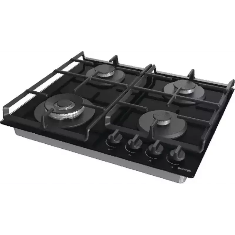Gorenje GTW641EB Kochfeld Schwarz Einbau 60 cm Gas 4 Zone(n)