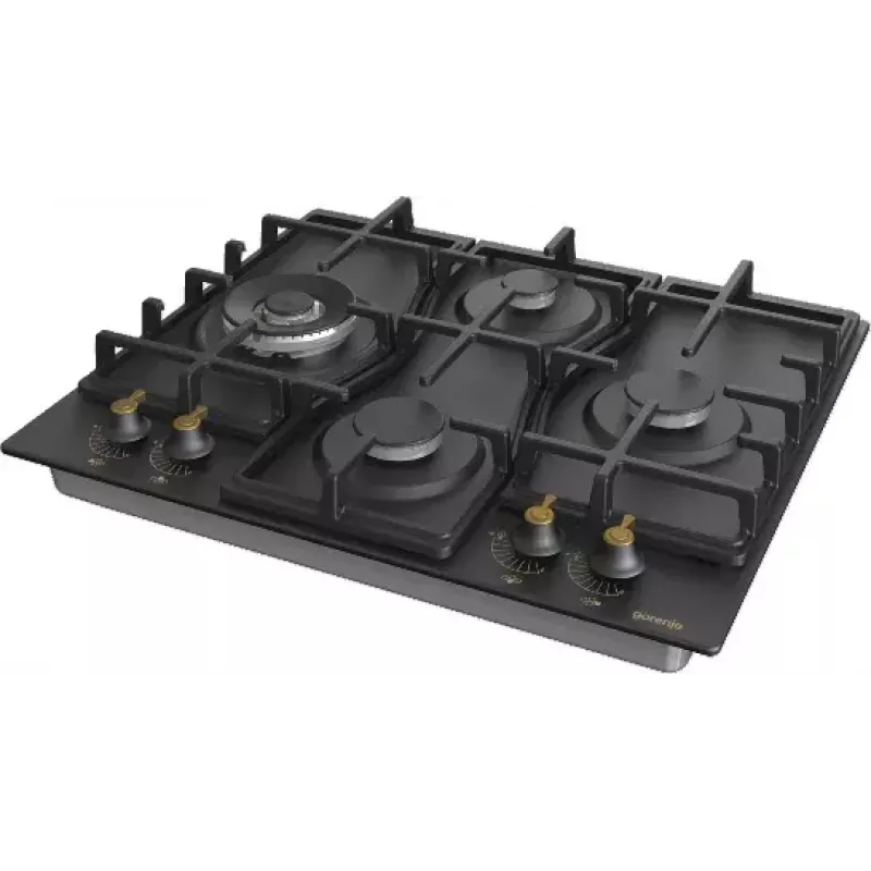 Gorenje GW6D42CLB Kochfeld Schwarz Einbau 60 cm Gas 4 Zone(n)