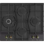Gorenje GW6D42CLB Kochfeld Schwarz Einbau 60 cm Gas 4 Zone(n)
