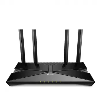 TP-Link AX1800 Dual-Band Wi-Fi 6 Router, Wi-Fi 6 (802.11ax), Dualband (2,4 GHz / 5 GHz), Ethernet LAN, Schwarz, Tischrouter