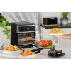 Heißluft-Fritteuse-Ofen Adler AD 6309 13 L 2500 W Schwarz/Silber, Touch-Steuerung, Rotisserie