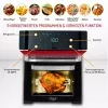 Heißluft-Fritteuse-Ofen Adler AD 6309 13 L 2500 W Schwarz/Silber, Touch-Steuerung, Rotisserie